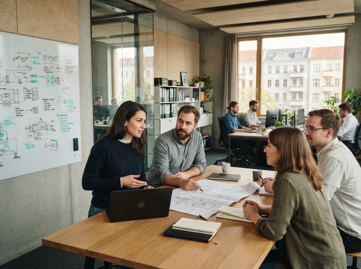 Xamlyqor Veldarin Analyseteam bei der Arbeit an Datenmodellen
